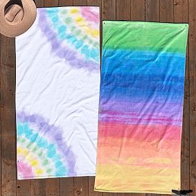 Tie-Dye Corner Beach Towel