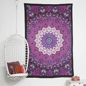 Printed Tapestries, Purple/Pink