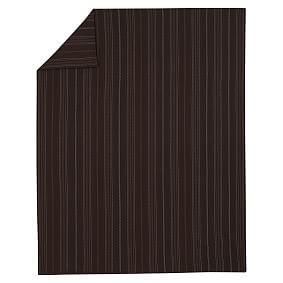 Stripe Stitch Duvet Cover, Brown Multi