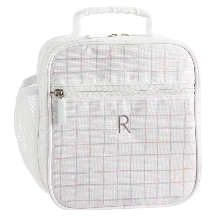 Gear-Up Iridescent Grid Classic Lunch Bag