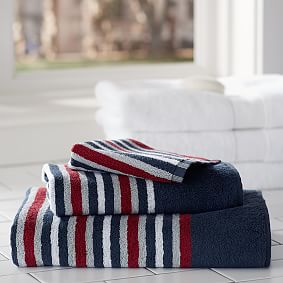 Stockholm Stripe Bath Towels