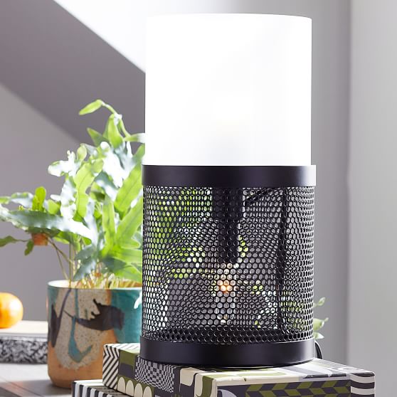 Perforated Double Bulb Table Lamp | Teen Lamp | Pottery Barn Teen