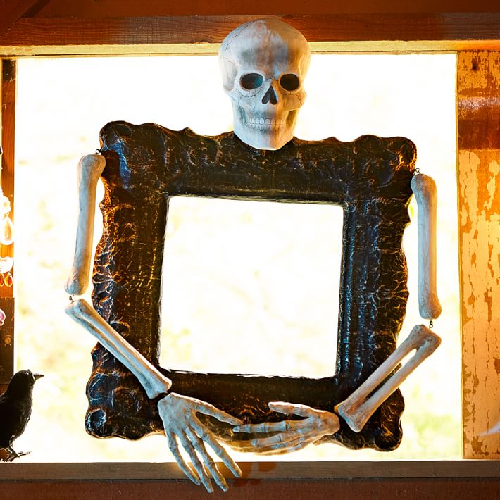 Wall Frame With Skeleton Bones