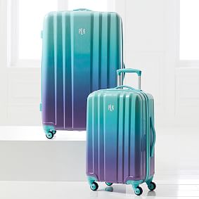 Channeled Hard-Sided Ombre Carry-on Spinner