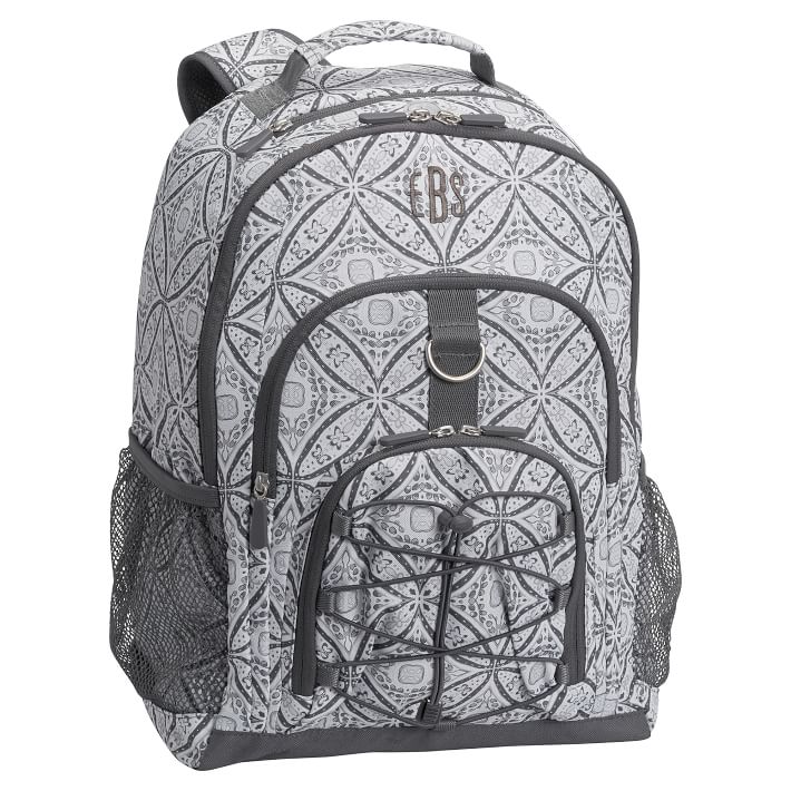 Gear-Up Charcoal Preppy Rings Backpack