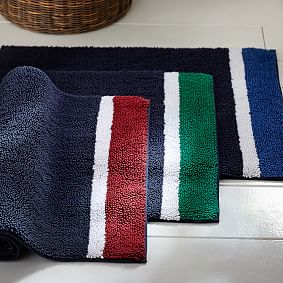 Color Block Bath Mat