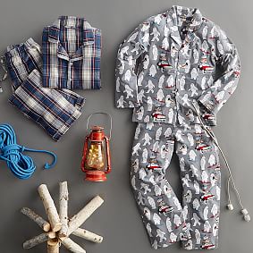 Brad Plaid Flannel Pajama Set