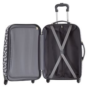Hard-Sided Carry-On Spinner, Grey Floral