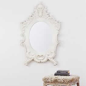 The Emily &amp; Meritt Antiqued Ornate Mirror