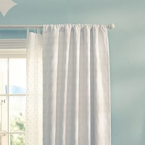 White Dottie Sheer Curtain