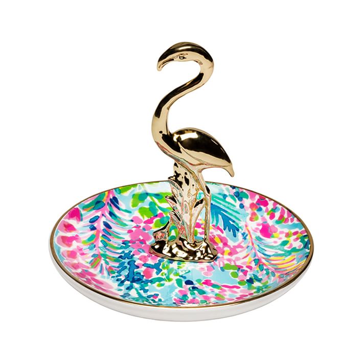 Lilly Pulitzer Ring Holder, Flamingo Catch the Wave