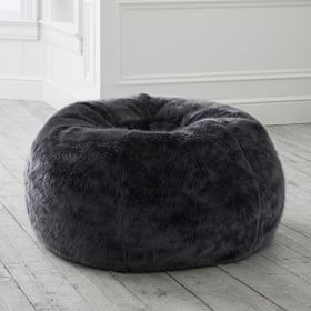 Iced Faux-Fur Periscope Bean Bag Chair | Pottery Barn Teen