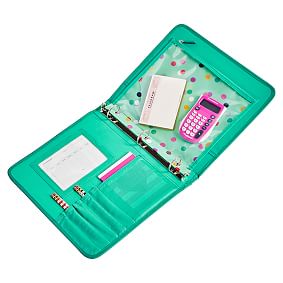 Gear-Up Mint Confetti Multi Dot Homework Holder