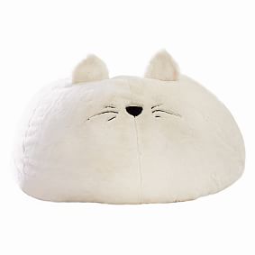 Cat Faux-Fur Beanbag