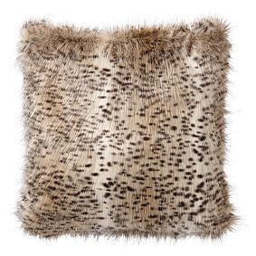 Faux-Fur Pillow Cover, Lynx