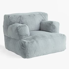 Faux-Fur Quarry Eco Lounger | Pottery Barn Teen