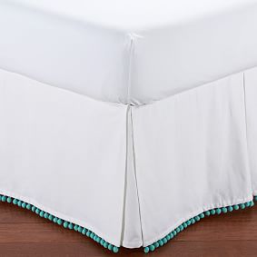 Pom Pom Bed Skirt