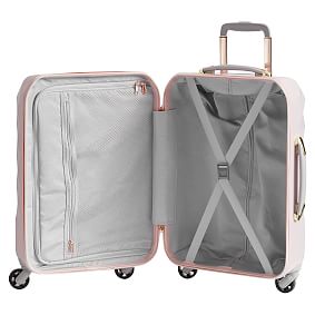 Luxe Hard-Sided Blush Carry-on Spinner