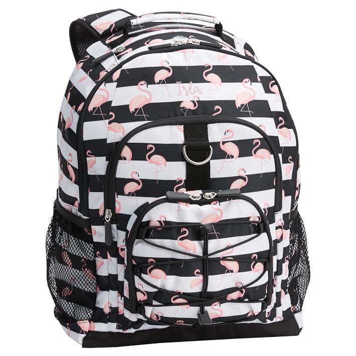 Gear-Up Flamingo Stripe Backpack