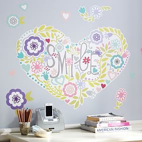 Floral Smile Decal