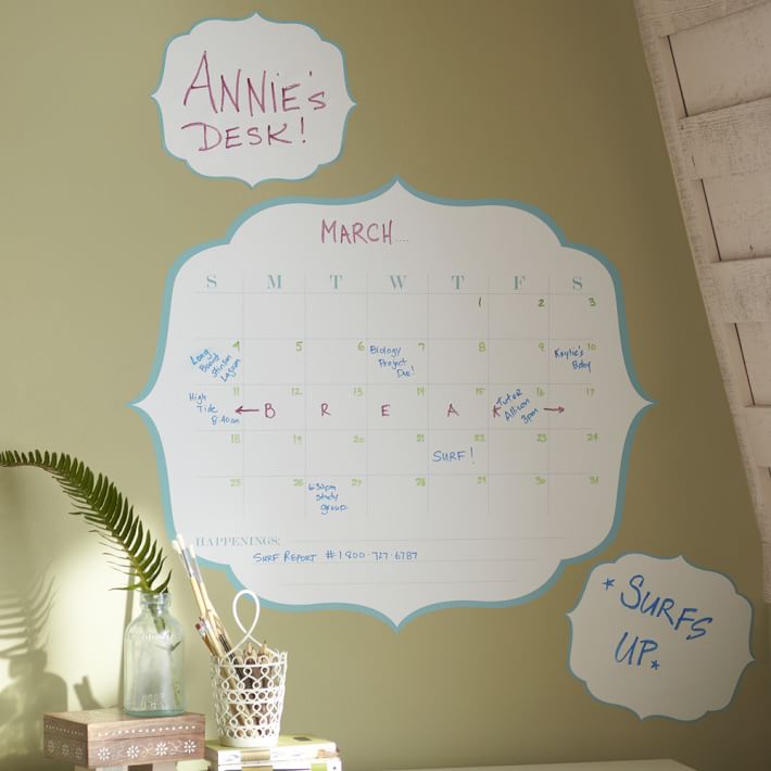 Crest Calendar Wall Decal Pottery Barn Teen Crest Calendar Wall Decal Pottery Barn Teen