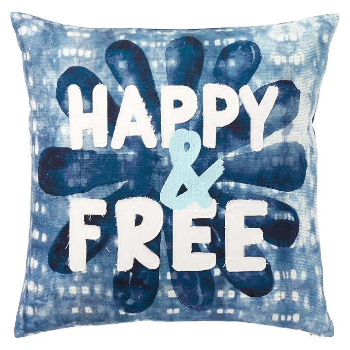 Artisan Happy &amp; Free Pillow Cover