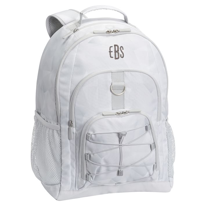 Gear-Up White Facet Backpack