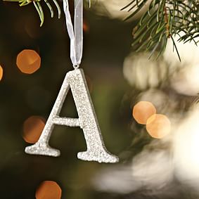 Sparkle Letter Ornaments