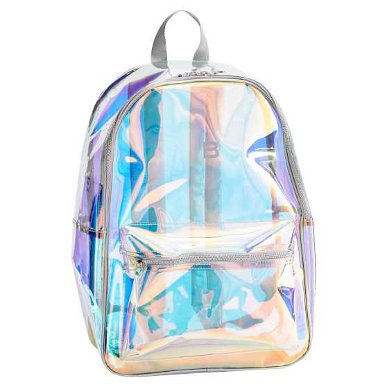 Clearly There Iridescent Teen Backpack | Pottery Barn Teen