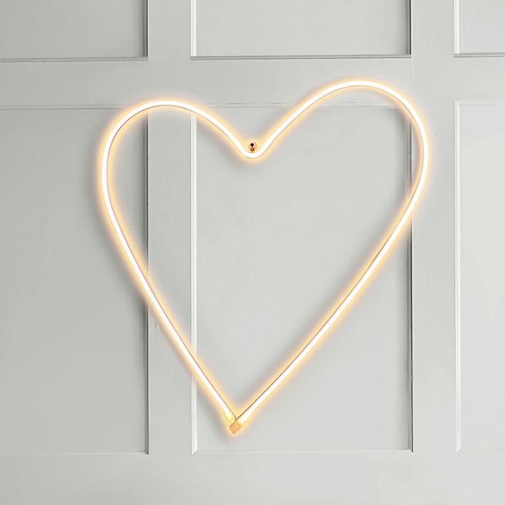 Heart Neon Wall Light