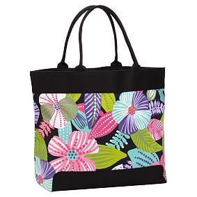 Beach Tote Speckled Floral