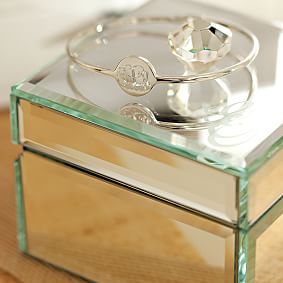 Mirrored Small Jewelry Box