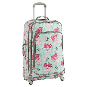 Jet Set Garden Party Floral Checked Spinner 