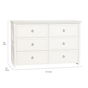 Evie 6-Drawer Wide Dresser