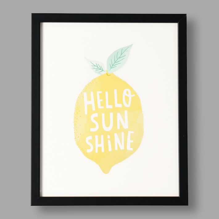 Minted&#174; Sunshine Lemon Framed Art