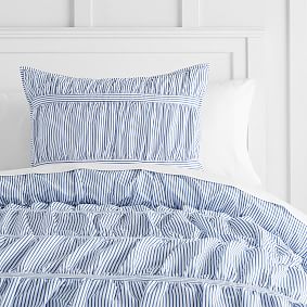 Painterly Stripe Pucker Up Comforter