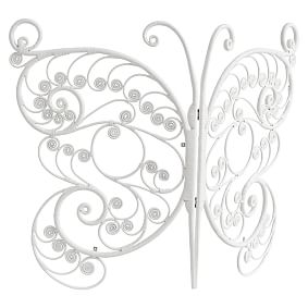 Anna Sui Oversized Butterfly Wall Decor, White