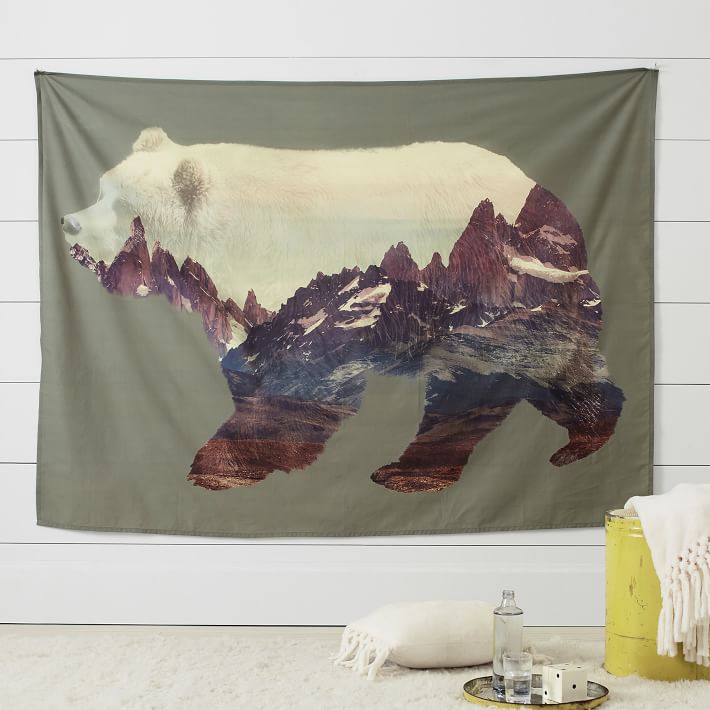 Northwest Bear Tapestry