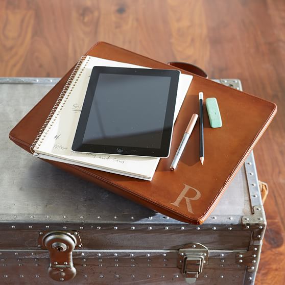Leather Superstudy Lap Desk | Pottery Barn Teen