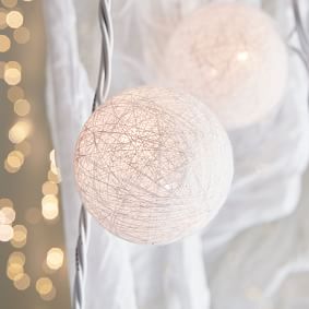 Woven Globe String Lights