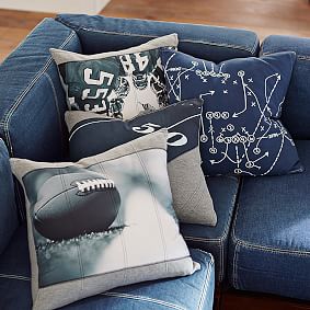 Football Photoreal Pillow Cover