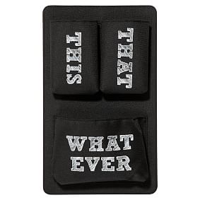 Black &amp; Pink Pocket Essential Locker Accessory