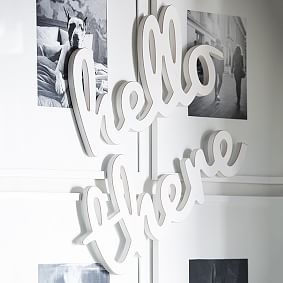 Hello There Wood Word D&#233;cor