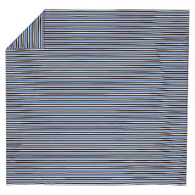 Stockholm Stripe Duvet Cover, Brigh Blue