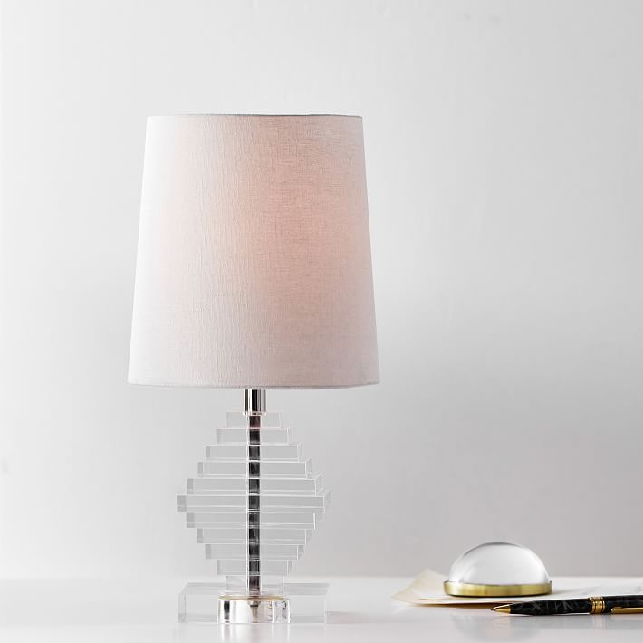 Acrylic Tiered Table Lamp