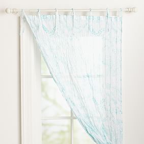 Hana Floral Printed Twisted Sheer Curtain