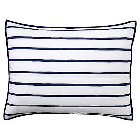 Market Stripe Comforter, Royal Navy