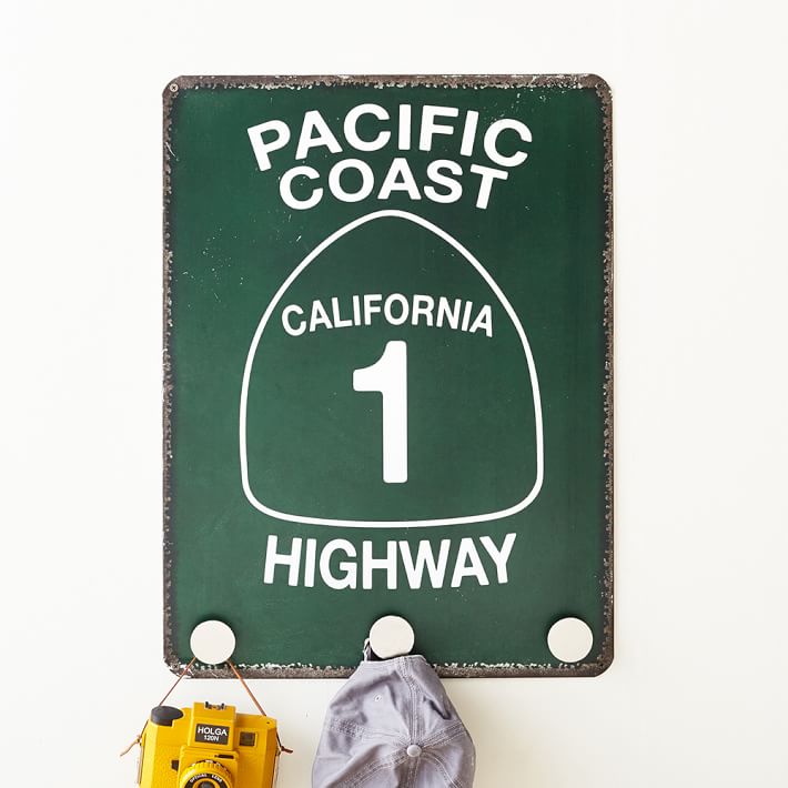 Pacific Coast Metal Sign