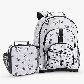 Gear-Up Disney Mickey Mouse  Backpack &amp; Classic Lunch Box Bundle, Set of 2
