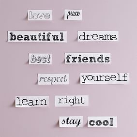 Mix N Match Poetry Wall Decal